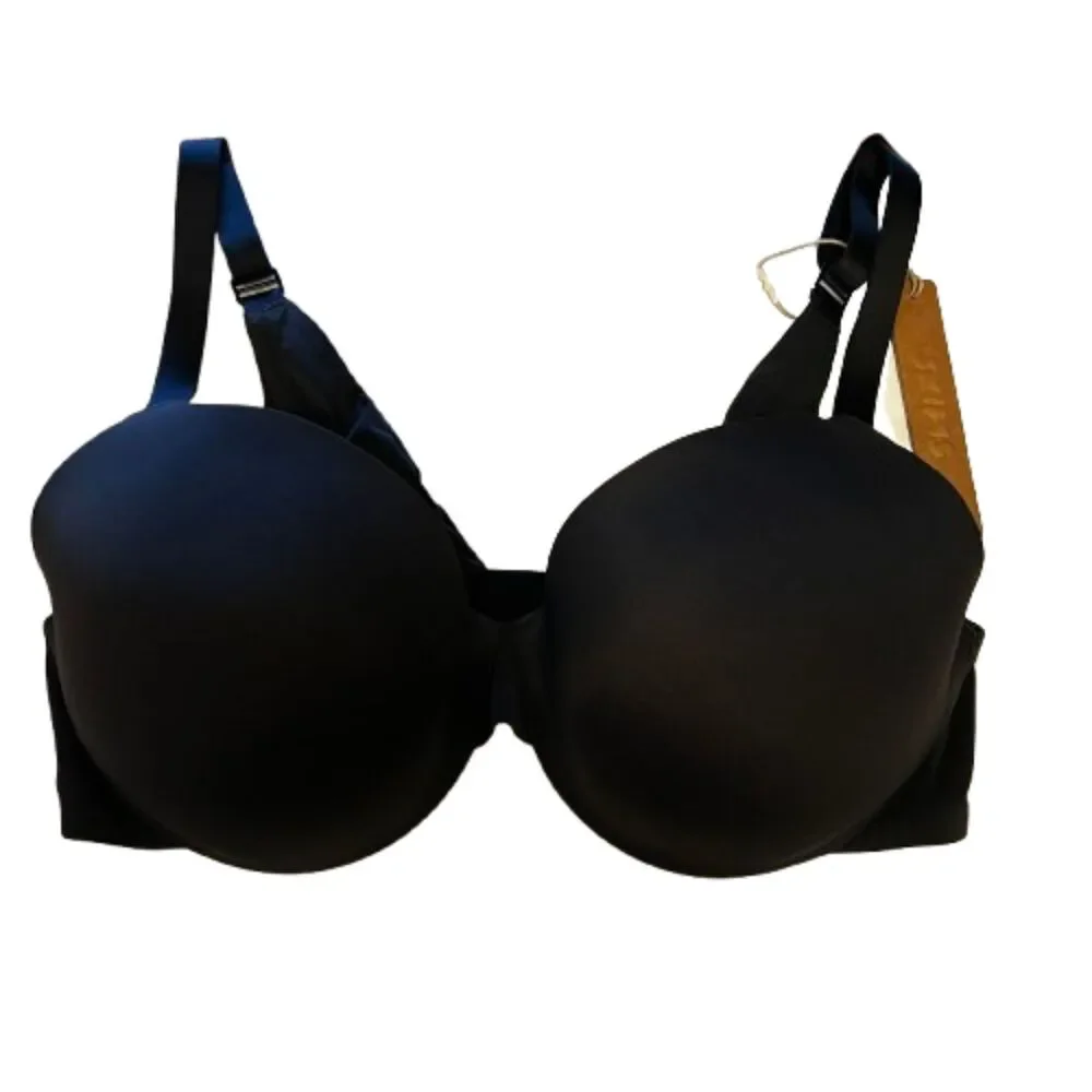 SKIMS NWT Full Coverage Lightly Lined Bra in Onyx Black Size 36DDD - Picture 1 of 5